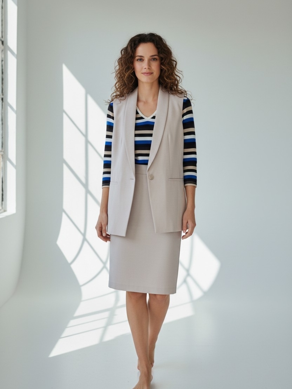 White House/Black Market Suit & Casual Corner Top